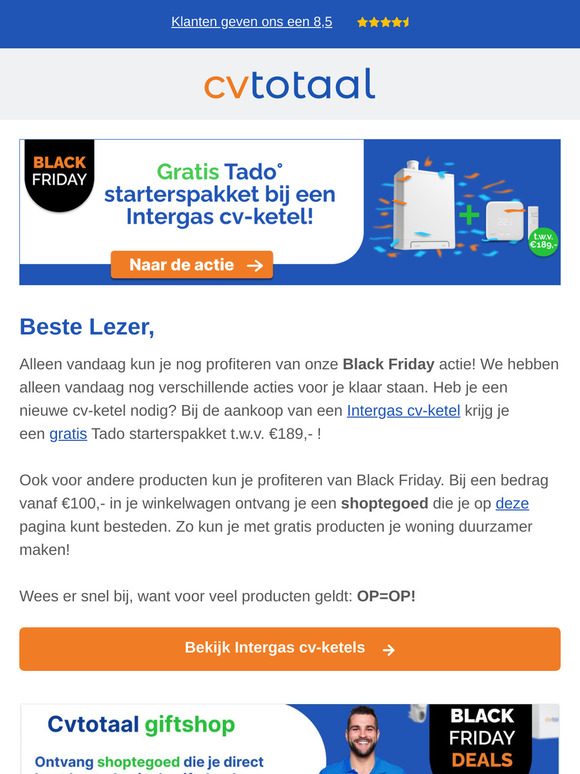 Laatste Black Friday dag!