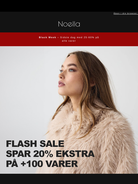 ⚡ FLASH SALE: Spar 20% ekstra på udvalgte styles