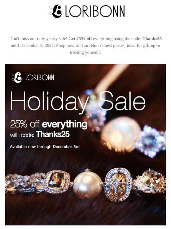 Last Day to Save 25%