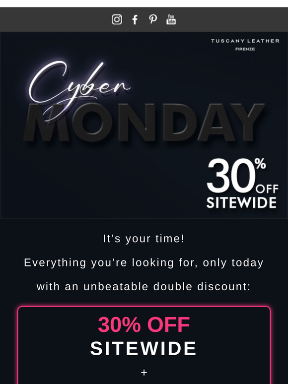 💥 Only Today - EXTRA 20% on the -30% deal! 🤖 CYBER MONDAY