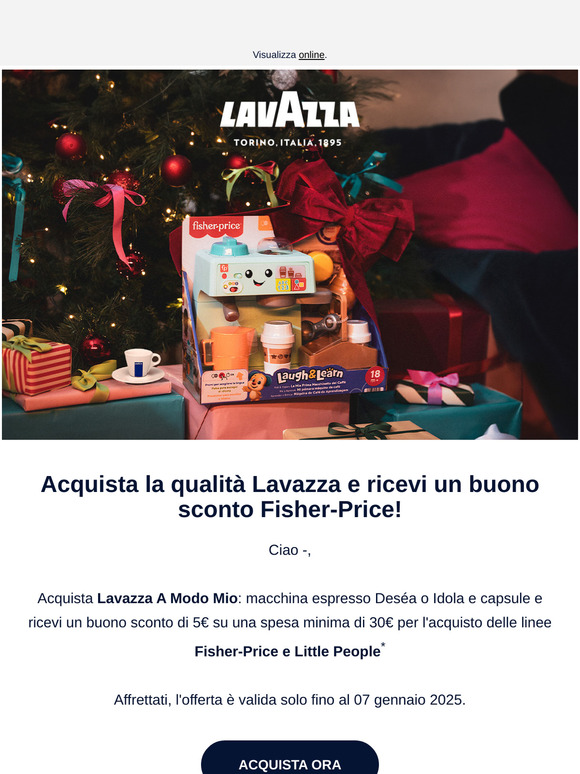 Acquista la qualità Lavazza!