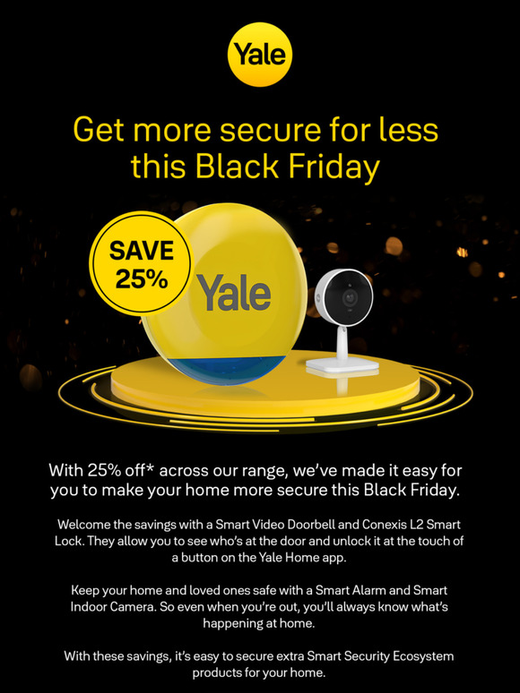 ENDS TONIGHT ⏰ 25% OFF Black Friday Sale