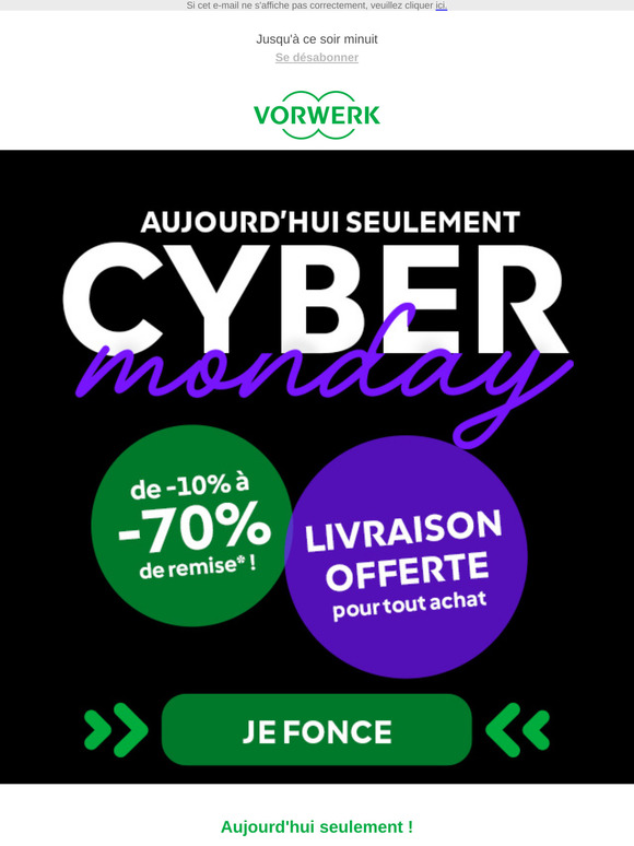 Cyber Monday : une surprise uniquement aujourd'hui