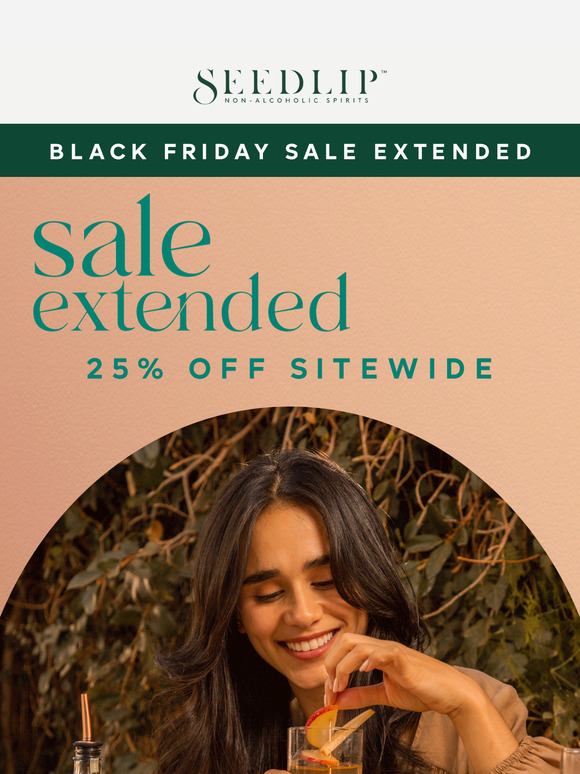 Black Friday Sale Extended!