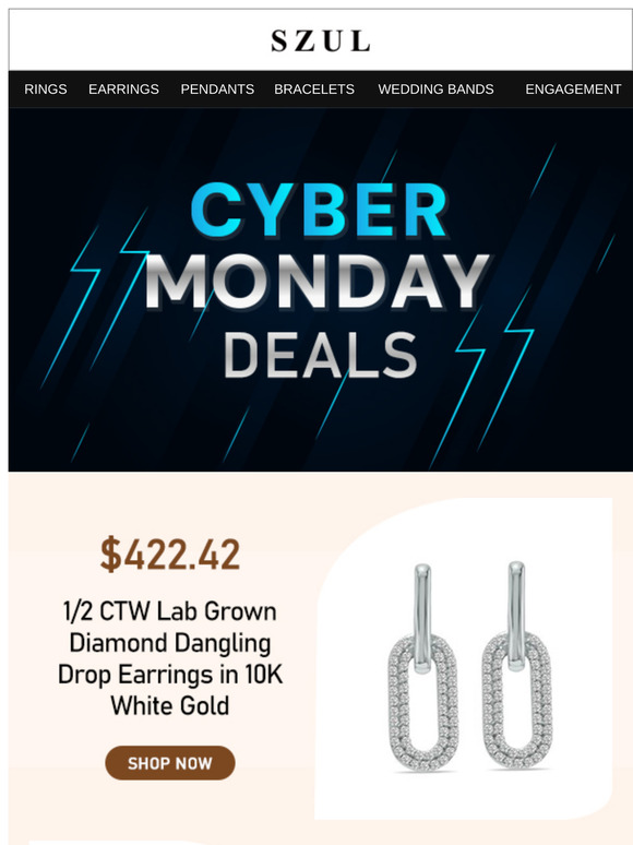 Cyber Monday Exclusive - Diamond Jewelry Deals From $377
