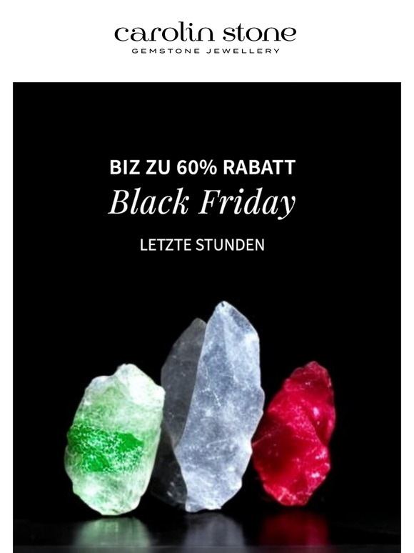Letzte Stunden – Der Black Friday Sale endet heute Nacht!