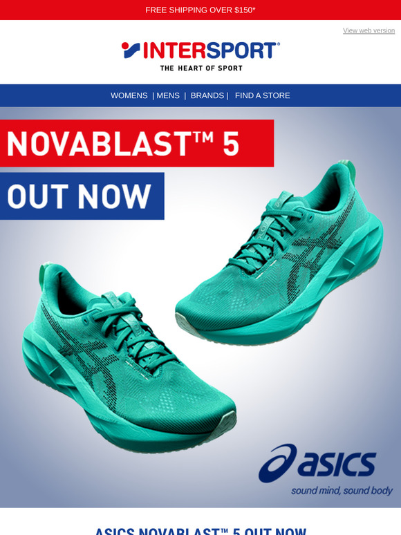 NEW RELEASE: ASICS NOVABLAST™ 5 OUT NOW!