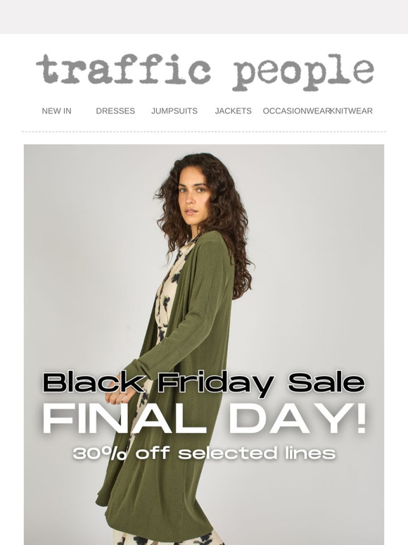 Final Day of the Black Friday Sale ✨