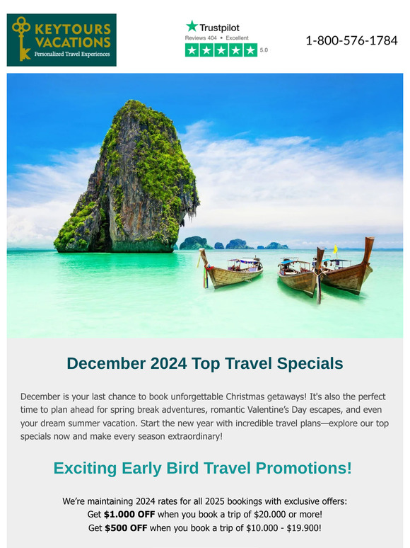 Fellow Travelers, December Travel Offers Inside!