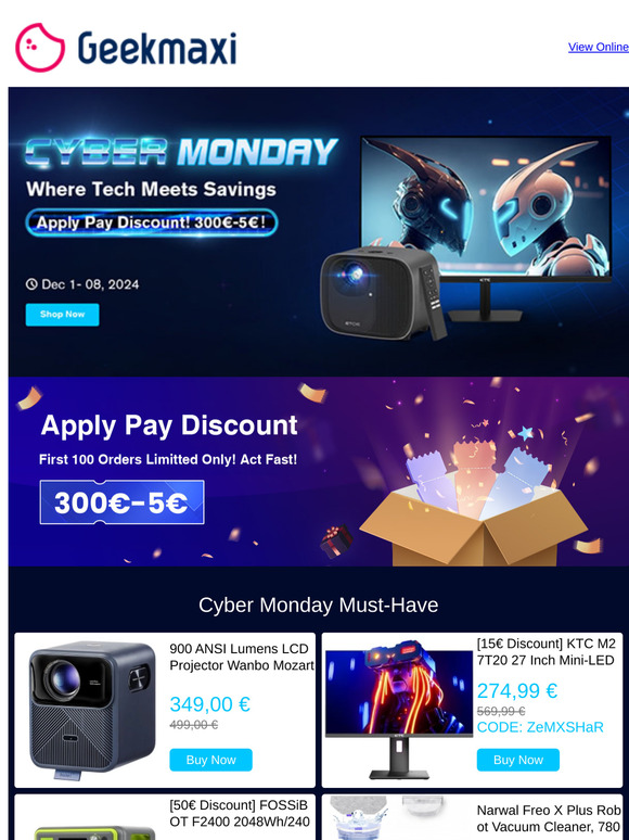 🔥 Cyber Monday Deals: Unlock Extra Savings with Apple Pay! 🍎💳