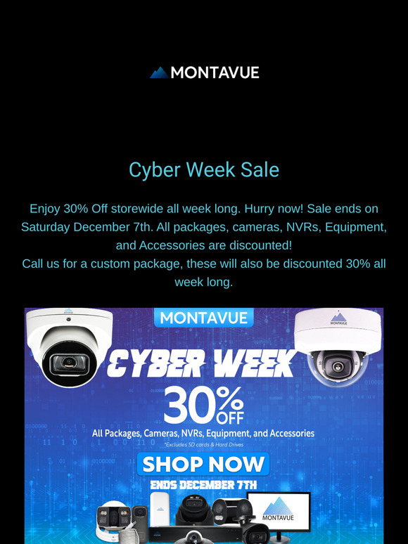 💻Hurry! Cyber Week Sale! 30% Off Sitewide💻