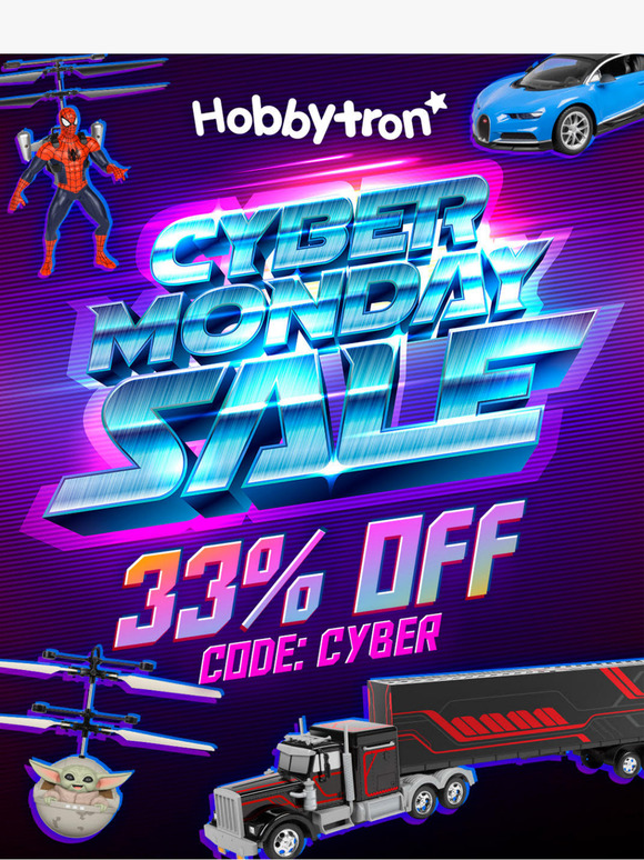 CYBER Monday: 33% Off All Christmas Toys – Use Code CYBER!