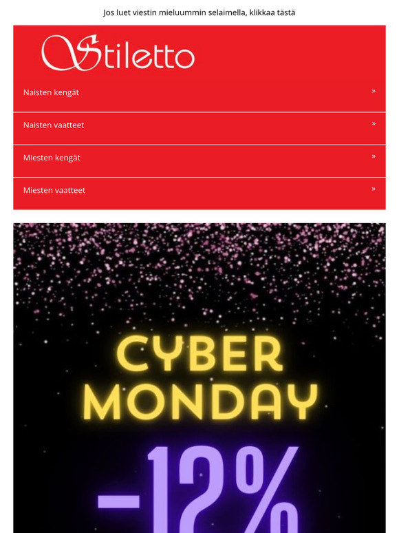 🖤❄ Cyber Monday -12% ❄🖤
