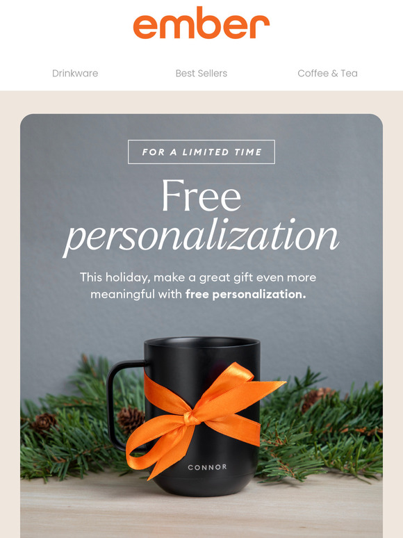 Free Personalization for the Holidays
