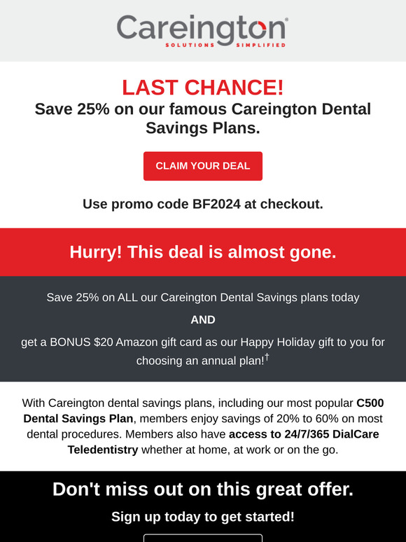 Oh no! Our biggest Black Friday deal ever is about to be gone!