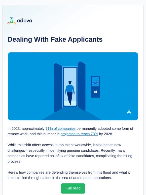 🍿New: Dealing With Fake Applicants