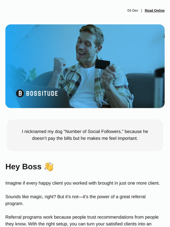Book Like A Boss: #51 🚀 How to create a referral program that grows ...