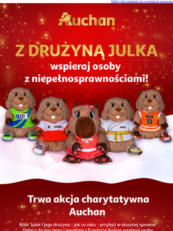 ✨Pomagaj razem z Julkiem Bobrem! Dowiedz się więcej >>