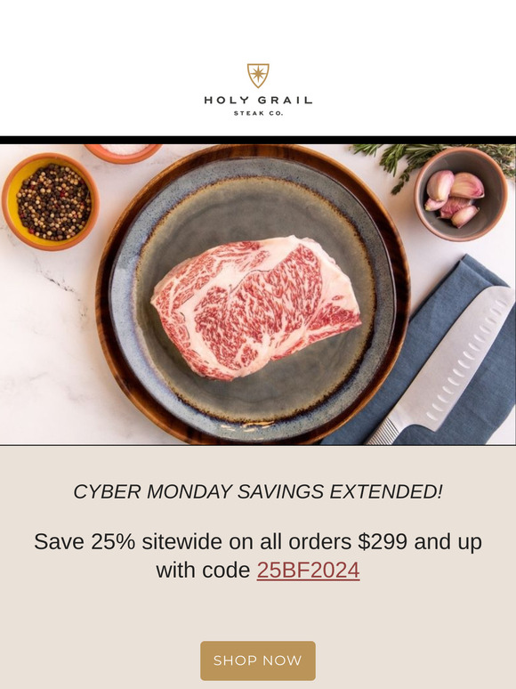 Our Cyber Monday sale is EXTENDED! SAVE 25% SITEWIDE