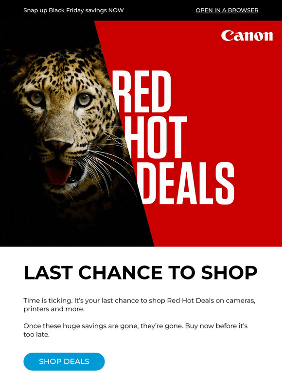 ⌛ Time’s running out on Red Hot Deals