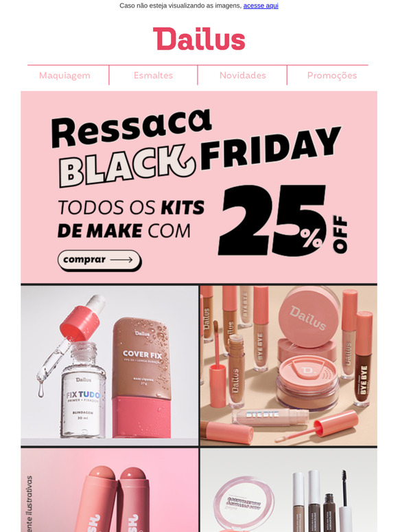 Promoção de Ressaca: Kits de Make com Desconto Só Até Sexta! Não Perca!﻿⏳