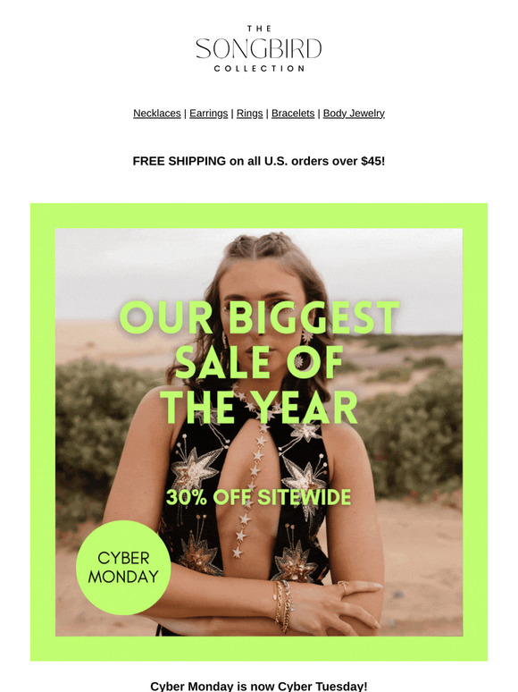 🔥 Cyber Monday is now Cyber Tuesday!