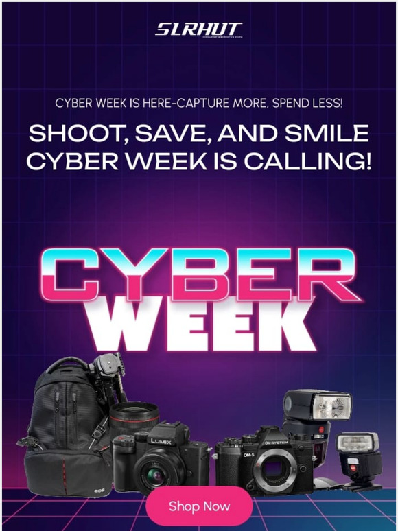 Grab Your Order Before It Slips Away – Cyber Week Is Here!