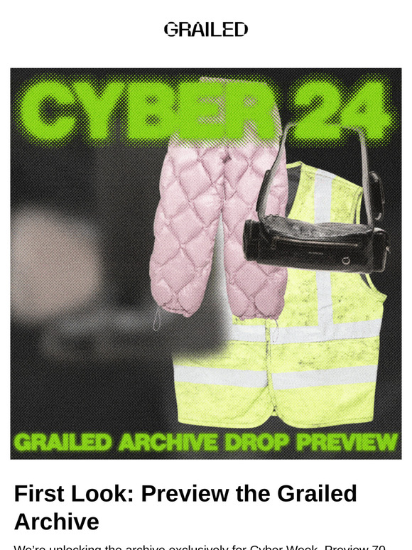 FIRST LOOK: Grailed Archive Drop