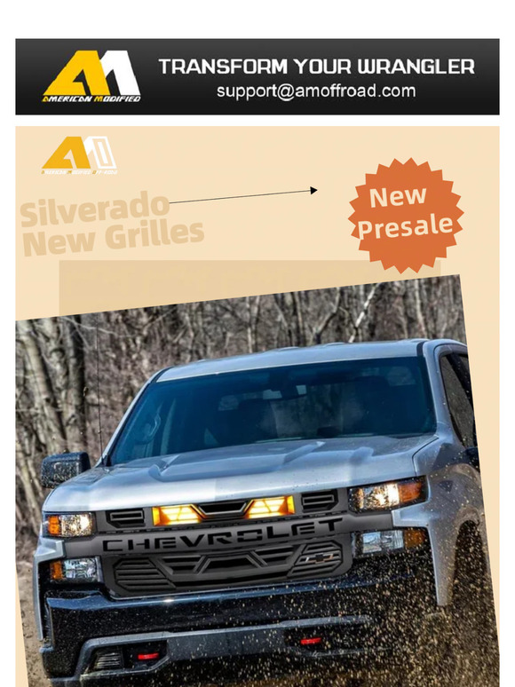New Silverado LT Grilles Pre-Sale! 🚗