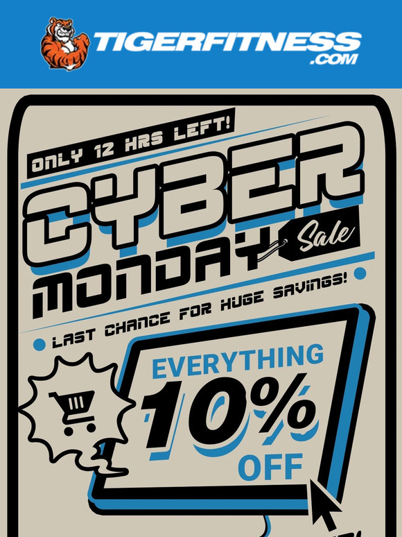 12 Hours of Cyber Monday Deals Left  Everything On Sale, FREE Tee, and FREE Shipping ($79+ orders)