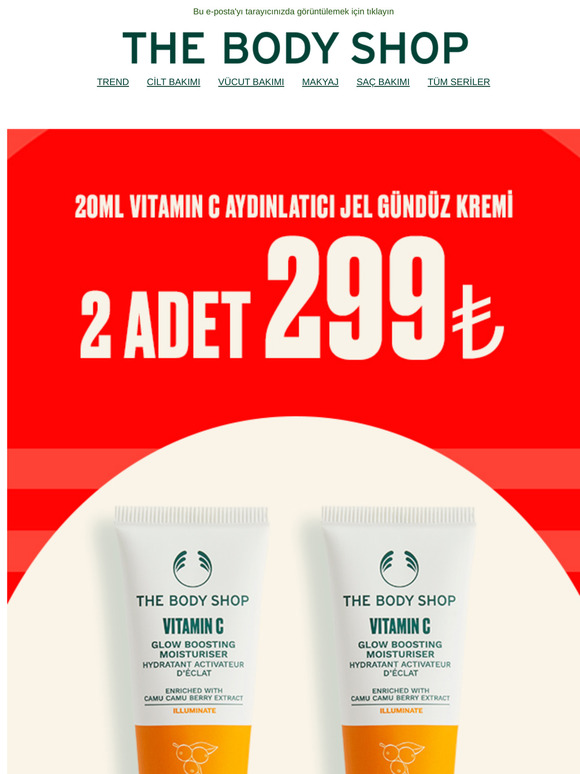 💚 2 Adet 20ml Vitamin C Aydınlatıcı Jel Krem 299₺! 💚