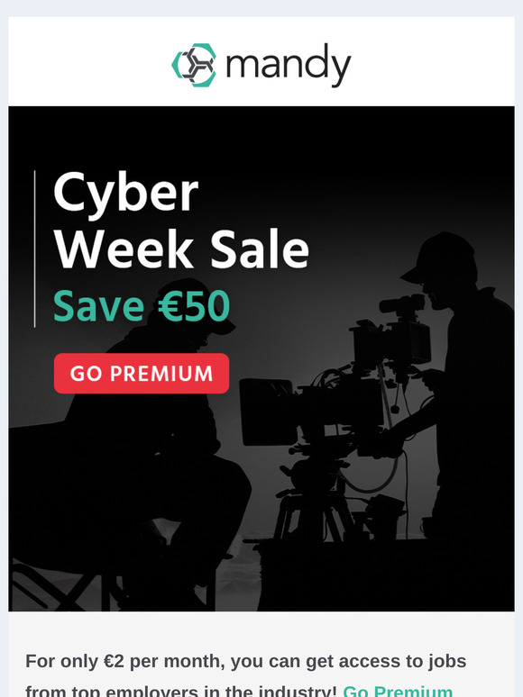 CYBER WEEK SALE | + latest jobs!
