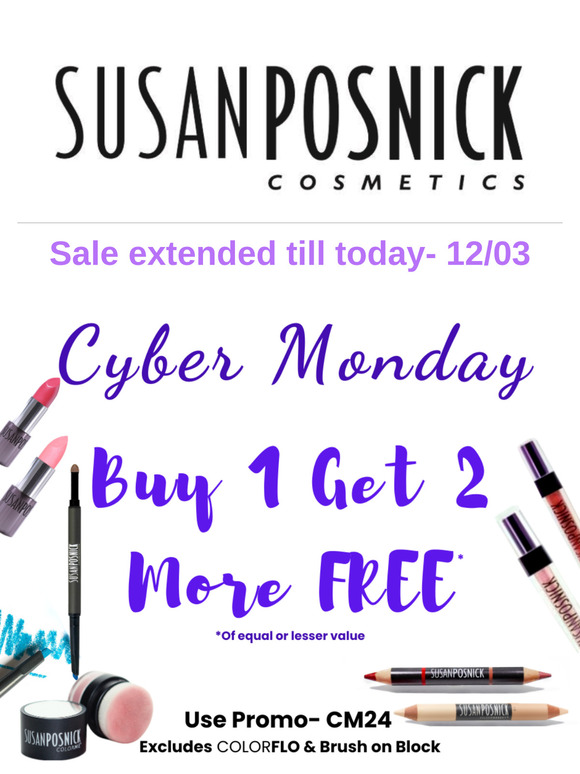Cyber Monday Sale: Buy 1, Get 2 More FREE!