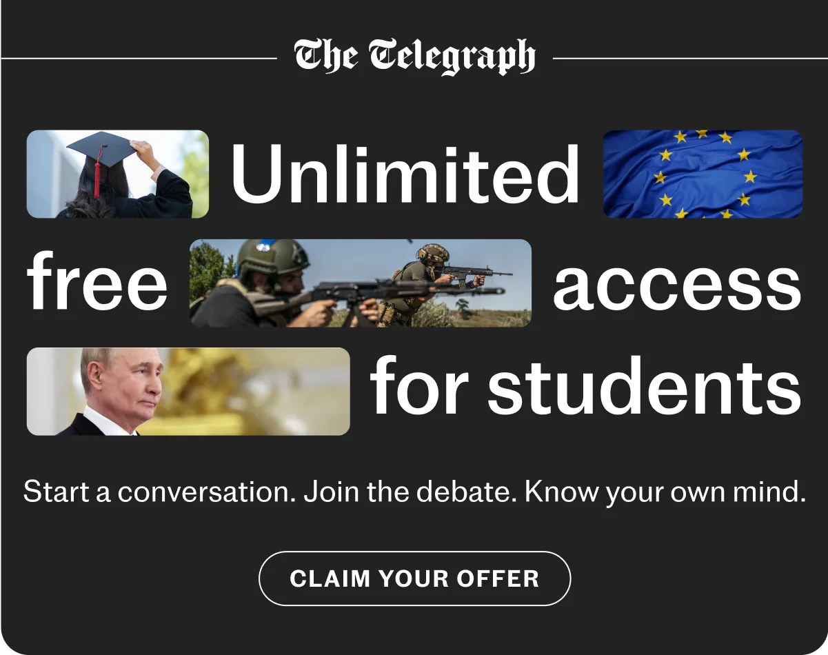 Claim your free Telegraph Student Subscription