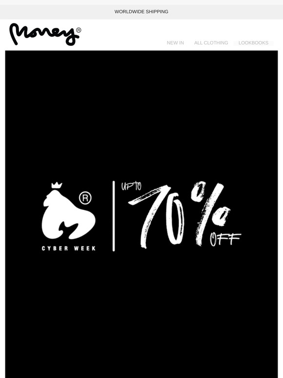 Up To 70% Off Sale ⚡ Cyber Week Is Here!