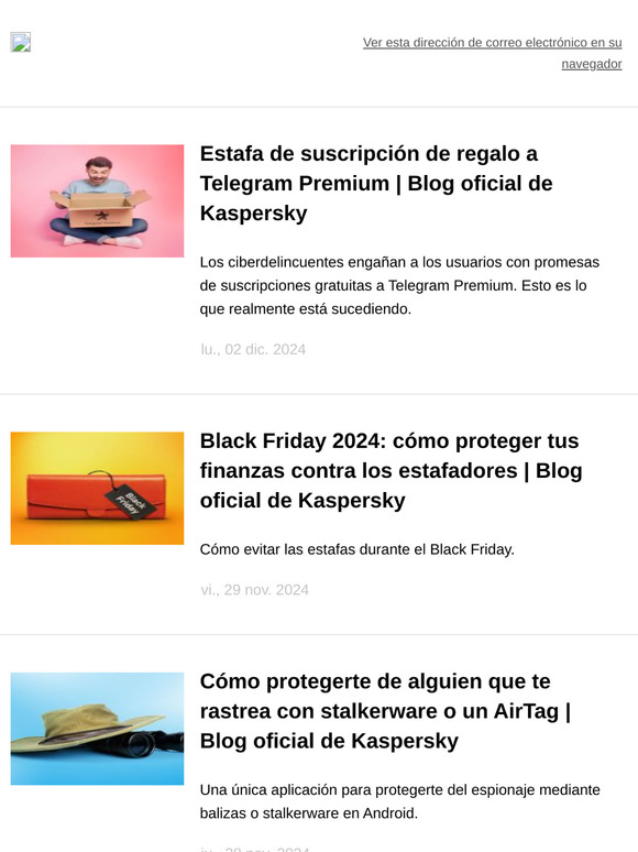 Blog oficial de Kaspersky