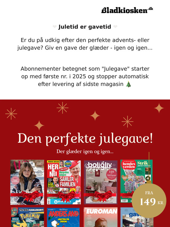 🎁 Julegaver med op til 80% rabat! 🎄