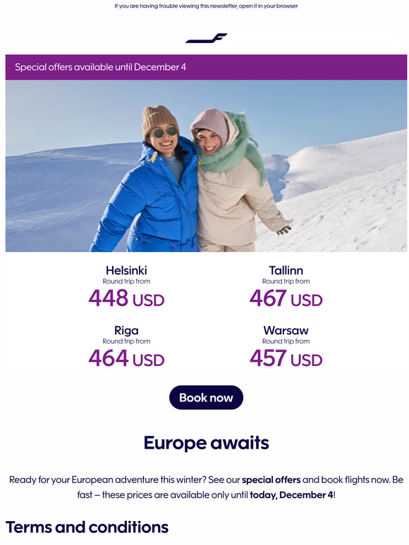 Hurry – special offers end today