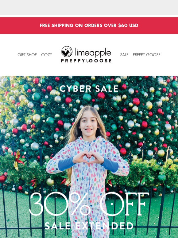 30% off EXTENDED! Shop Cyber Week