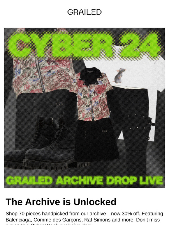 LIVE: Grailed Archive Drop