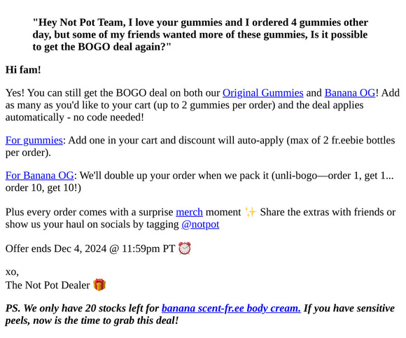 Reminder to get your duo gummies for solo price! 🎁