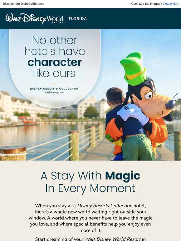 Magic in every moment at a Disney Resorts Collection hotel