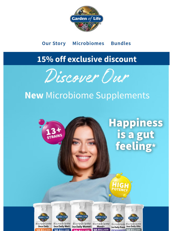 Check Out Our New Microbiome Supplements!