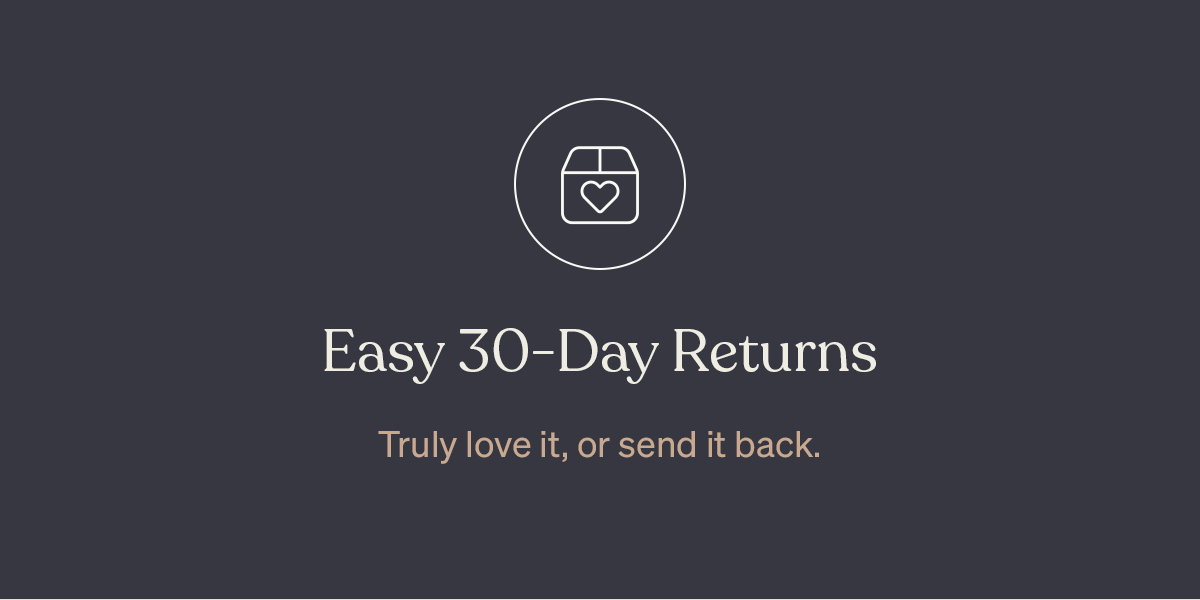 Easy 30 day returns