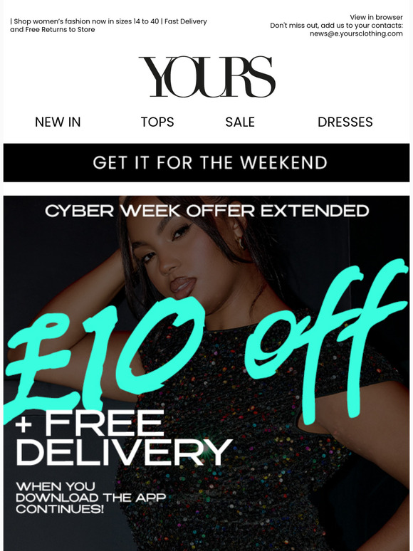 Claim Your £10 OFF App Only Discount!