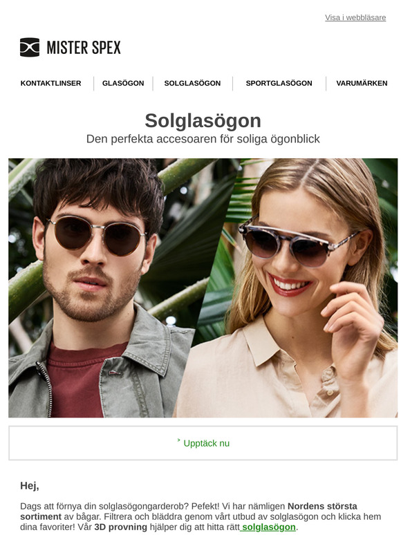 Solglasögon: Det största urvalet av populära märken!