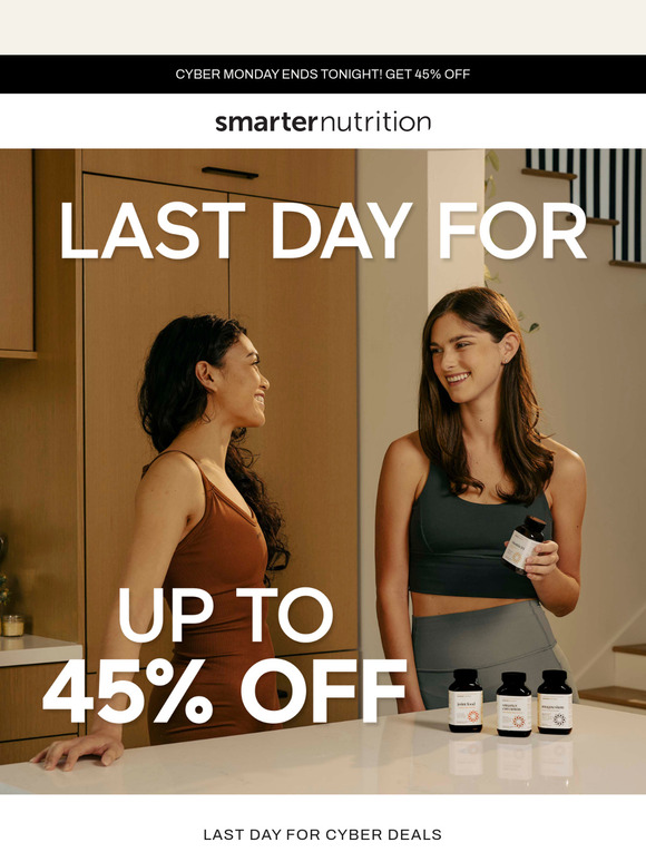 Last Call for up to 45% Off