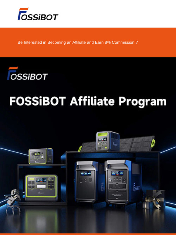 Join FOSSiBOT Affiliate Program and Unlock New Revenue Streams!