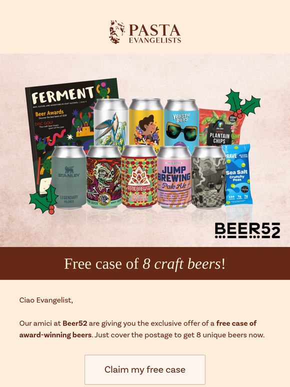 You’ve earned Christmas beers - on us! 🍻