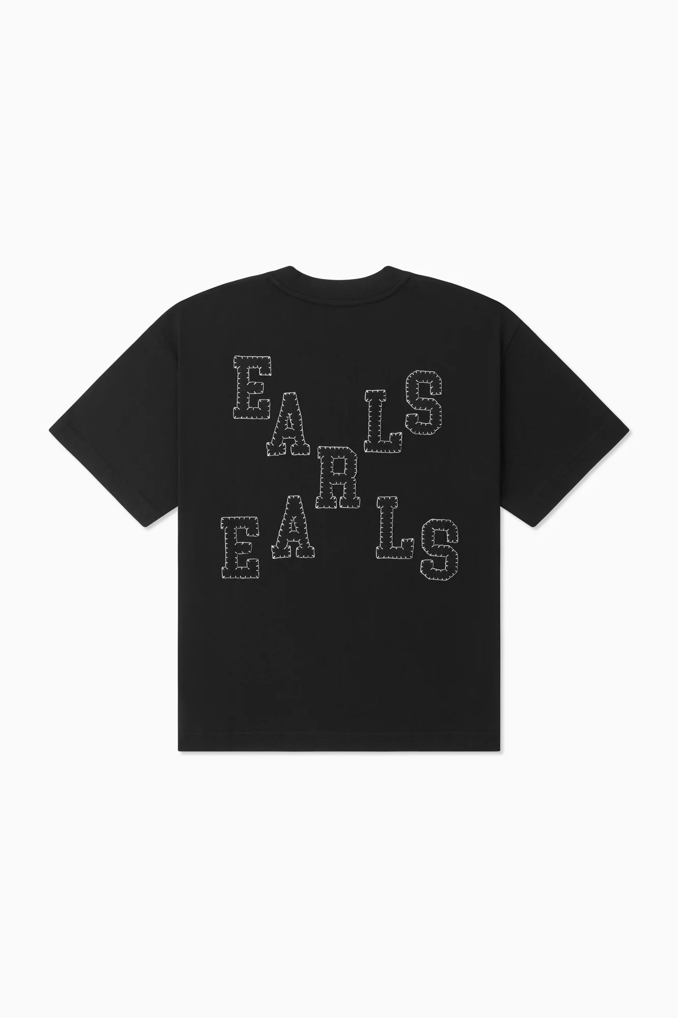 Image of Felt Tee - Black/Black